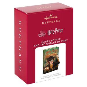 New! Harry Potter & the Goblet of Fire Book Hallmark Keepsake Christmas Ornament